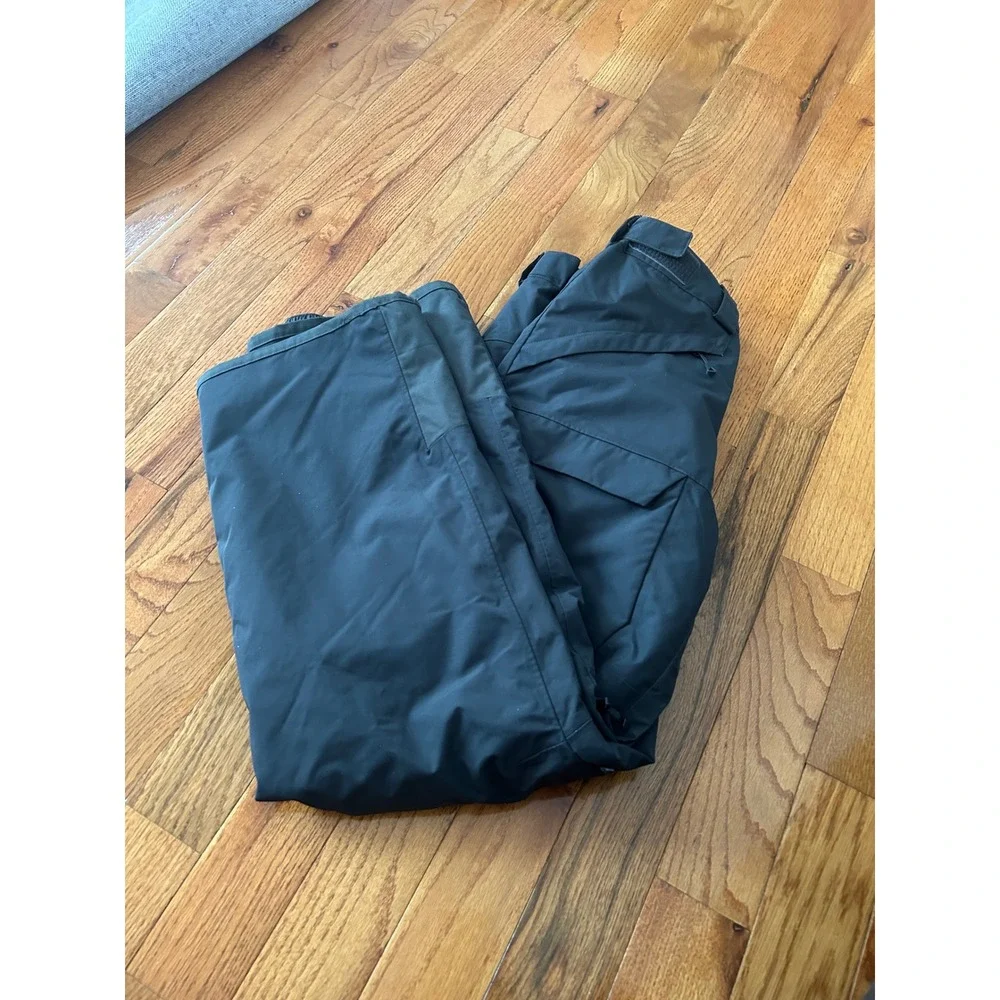 The North Face Freedom Insulated Snow Pants Black Waterproof Ski Snowboard Mens